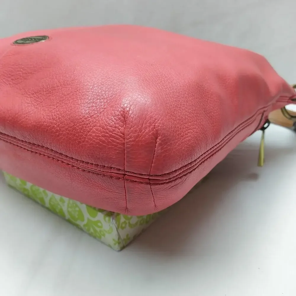 Fossil red leather